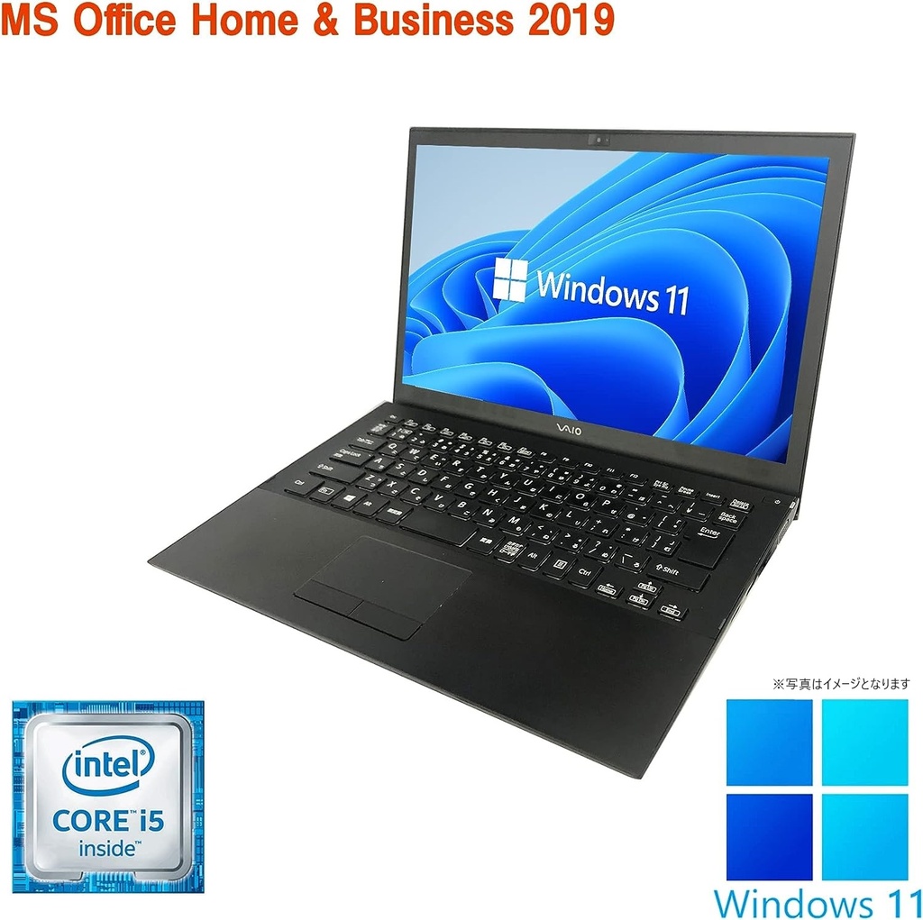 SONY ノートPC VJPB11C11N/13.3型フルHD/Win 11 Pro/MS Office H&B
